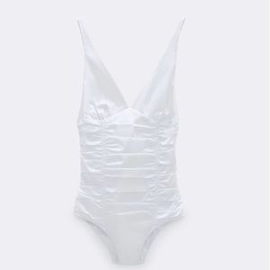 Zara White Bodysuit